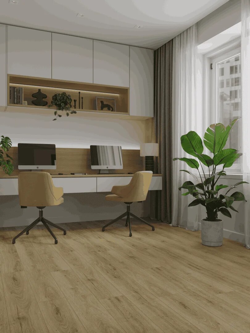 SPC ламинат Alpine Floor Титан 6 ЕСО 28-8 Тантал
